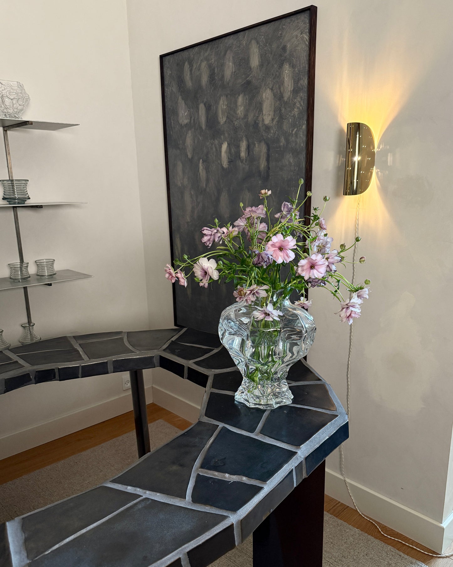 Ammonit Vase - Clear
