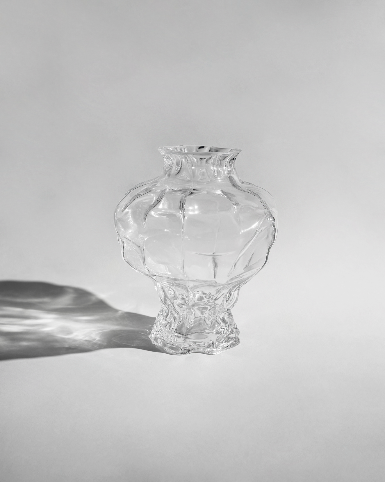 Ammonit Vase - Clear