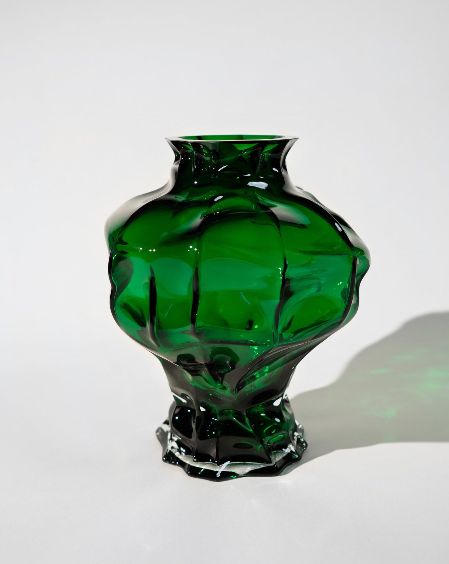 Ammonit Vase - Green