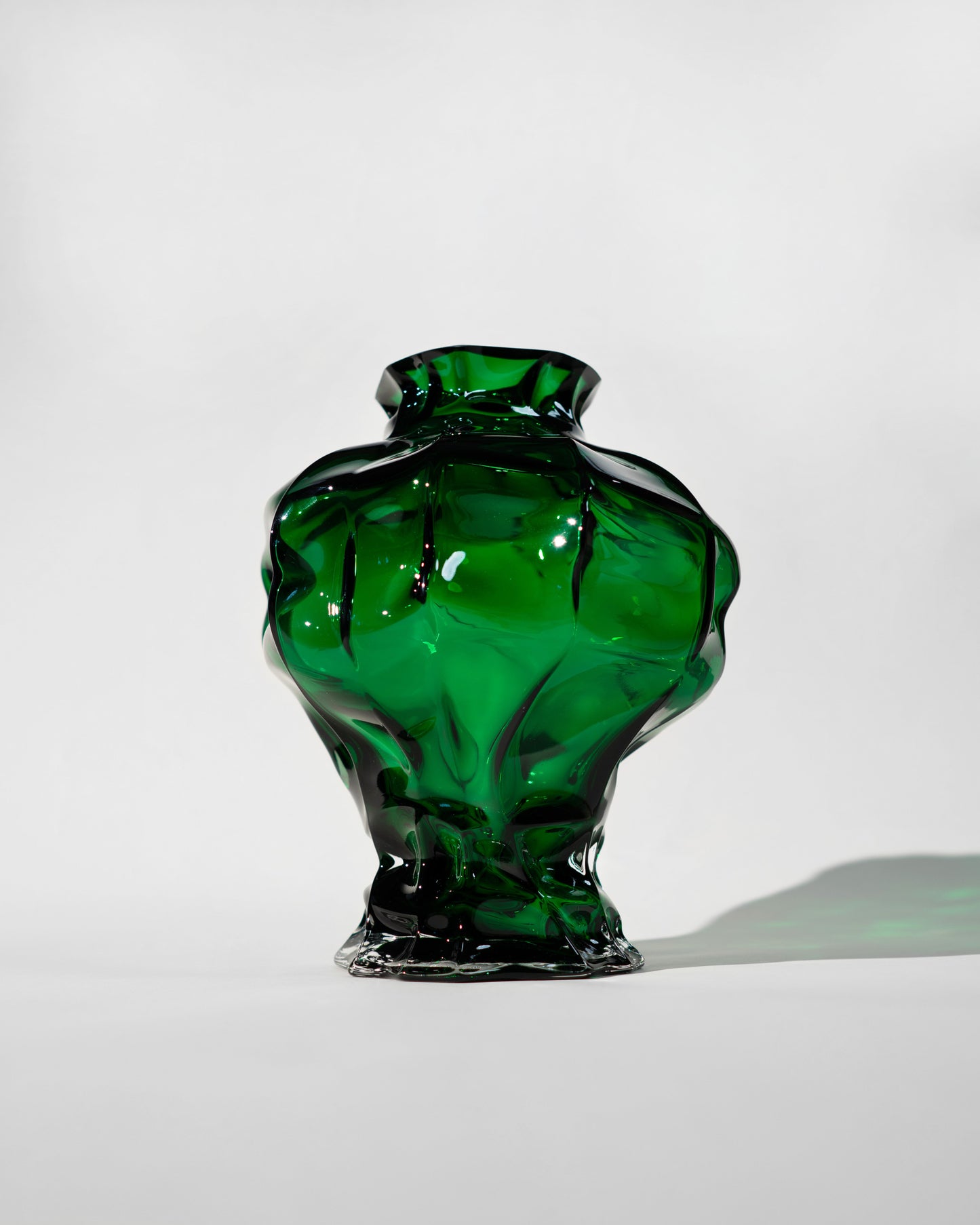 Ammonit Vase - Green