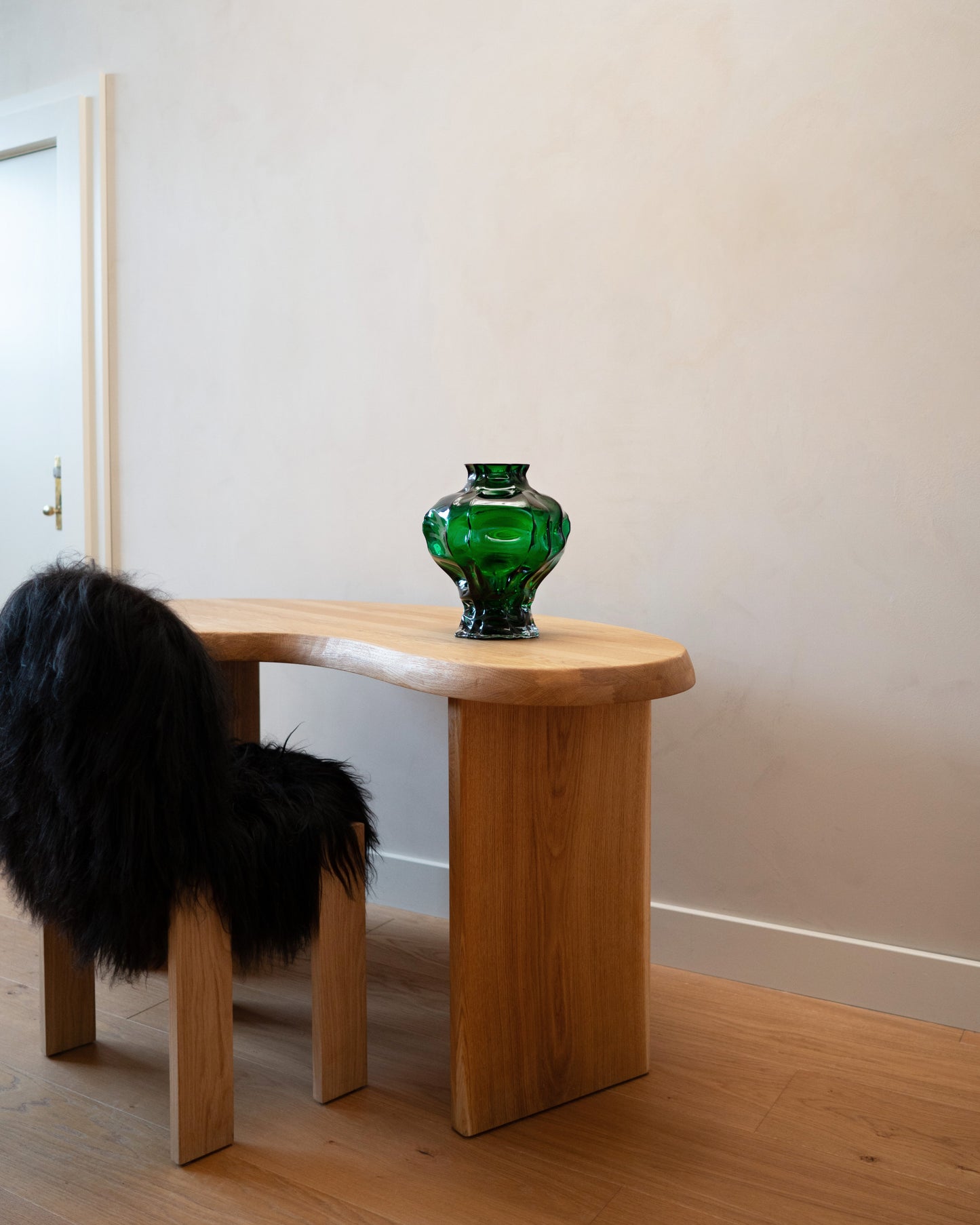 Ammonit Vase - Green