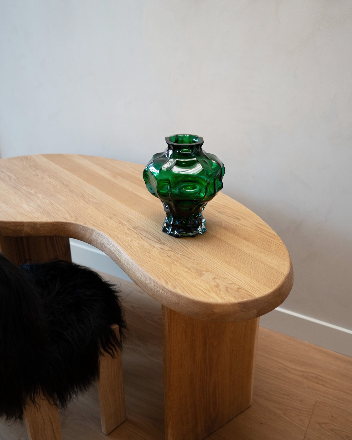 Ammonit Vase - Green