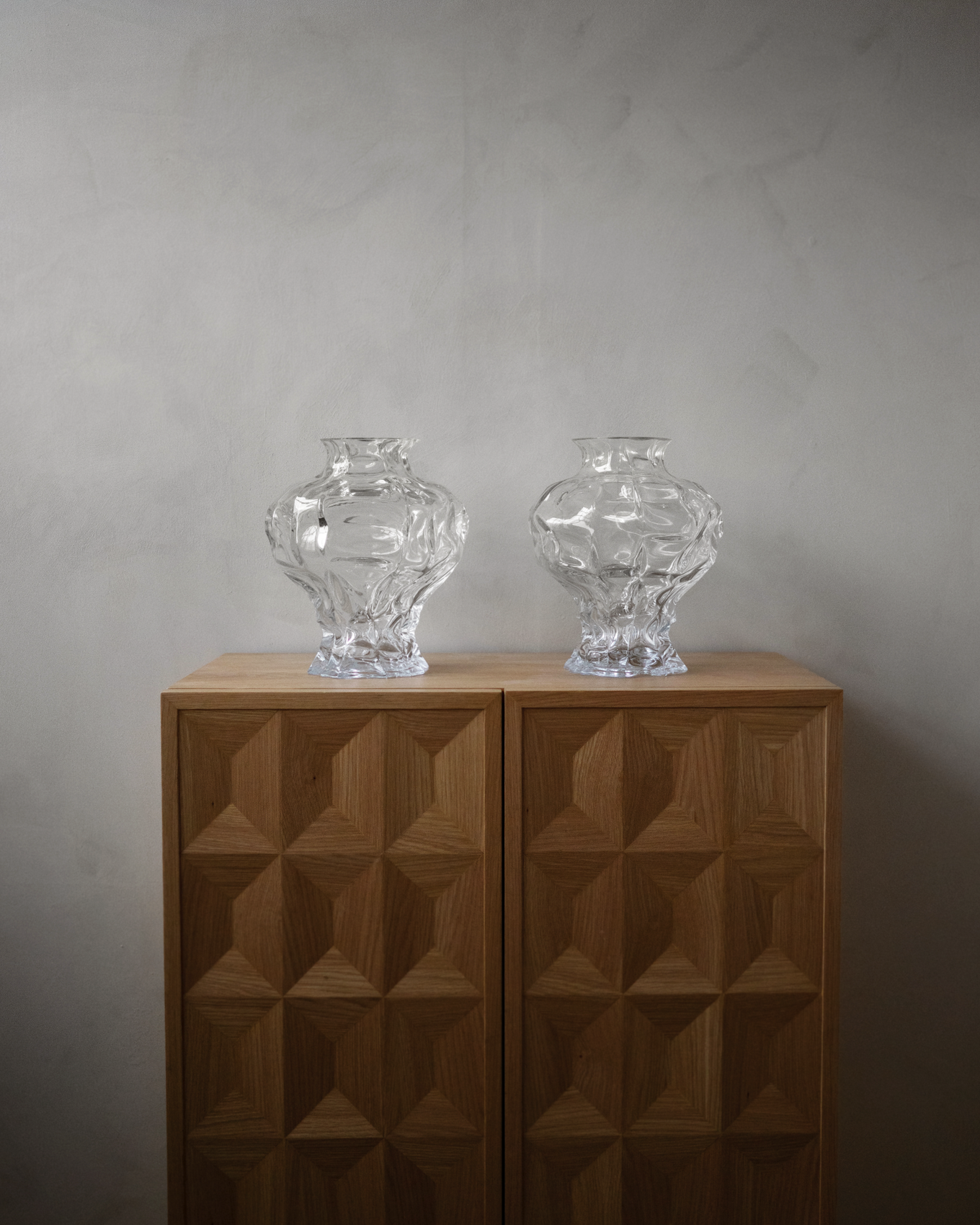 Ammonit Vase - Clear