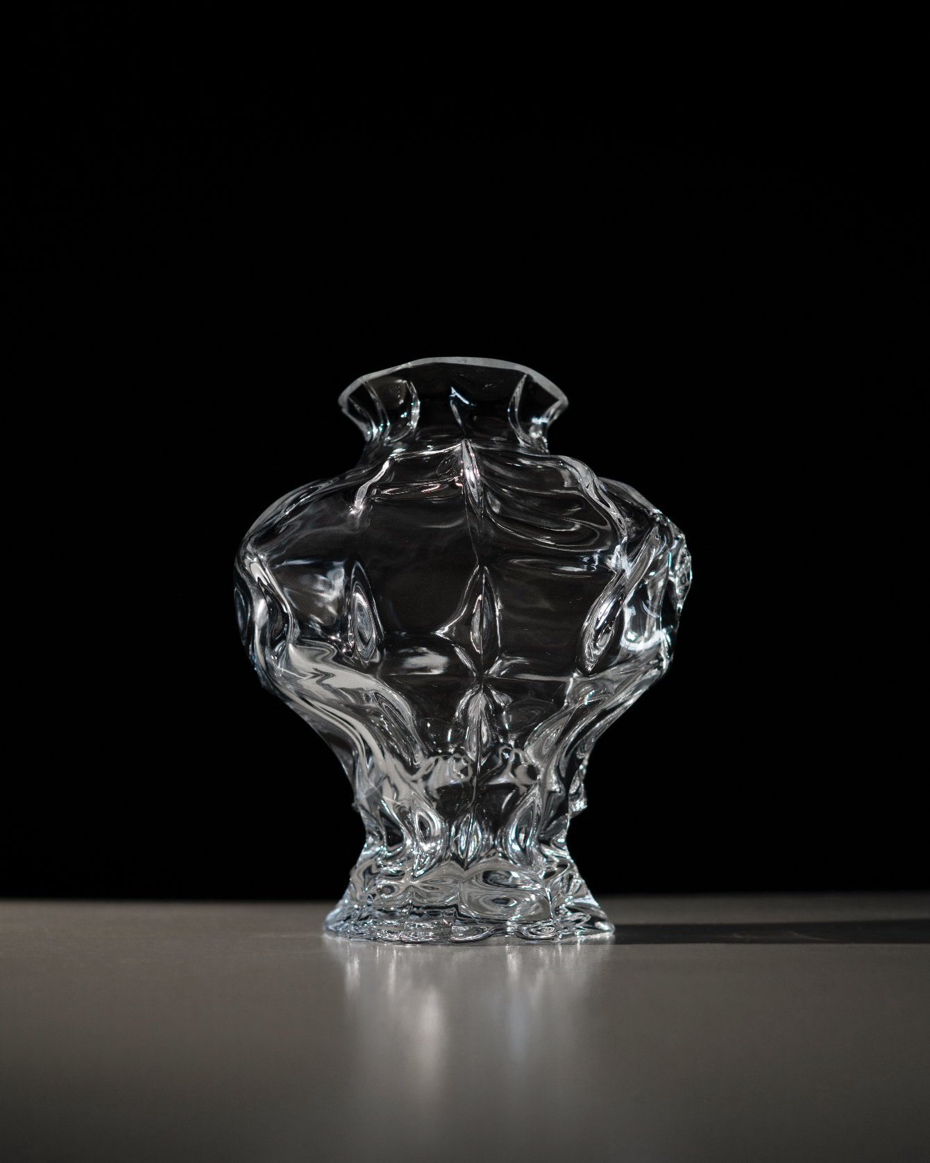 Ammonit Vase - Clear