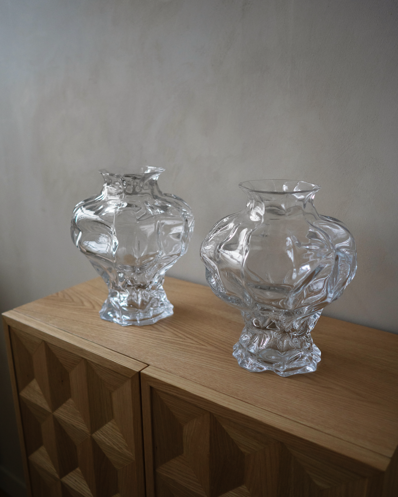 Ammonit Vase - Clear