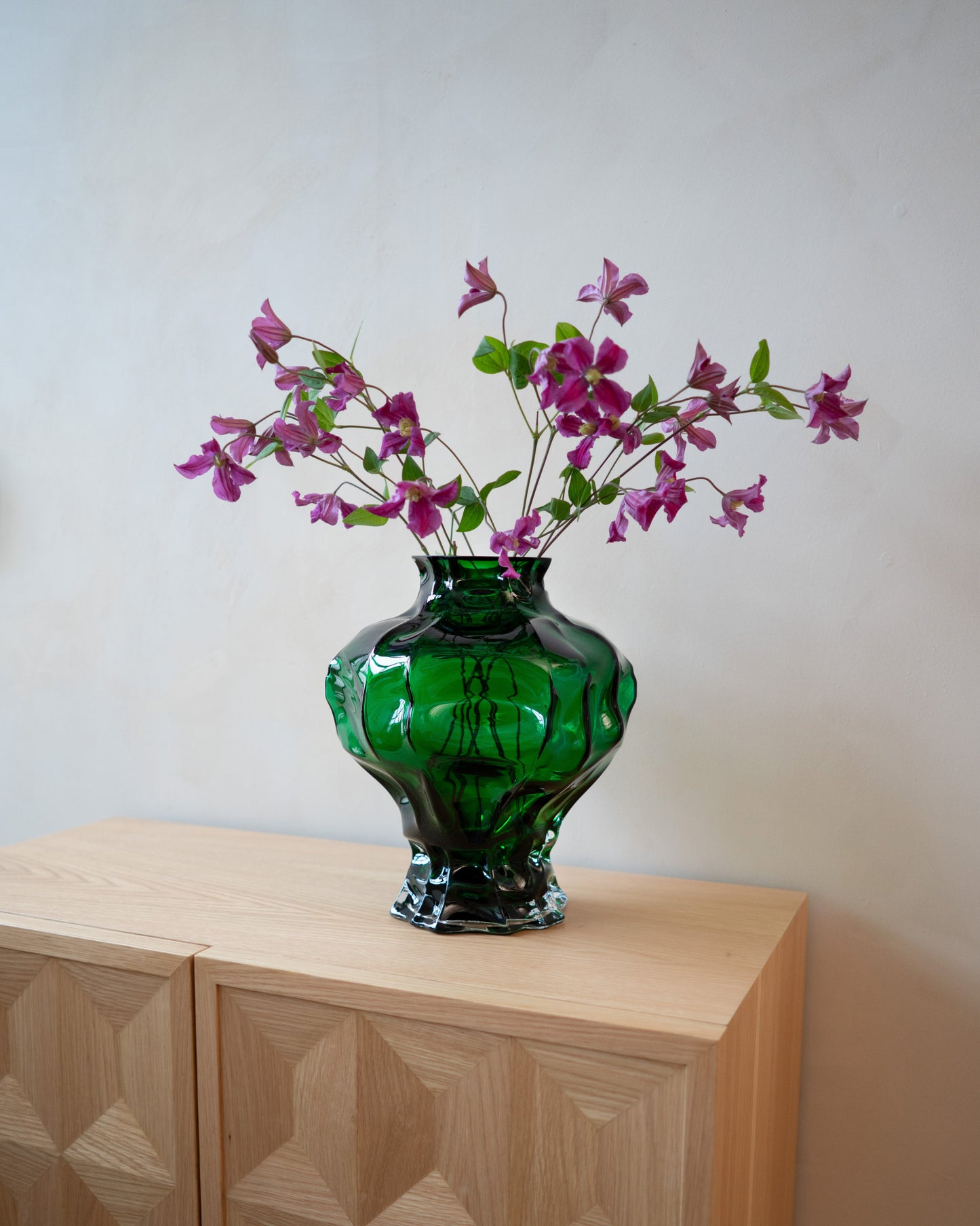 Ammonit Vase - Green